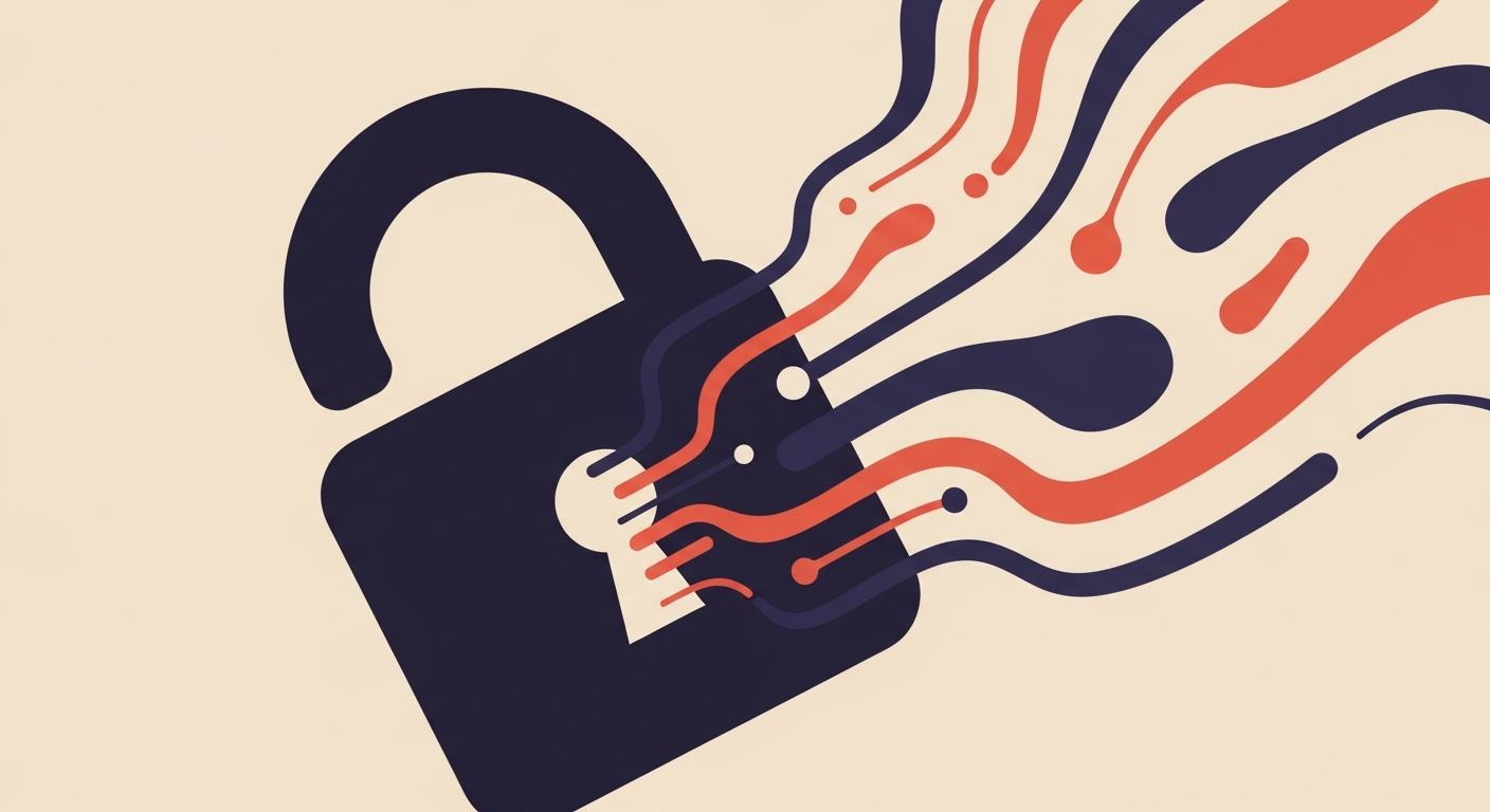 A digital padlock representing cryptographic signatures.