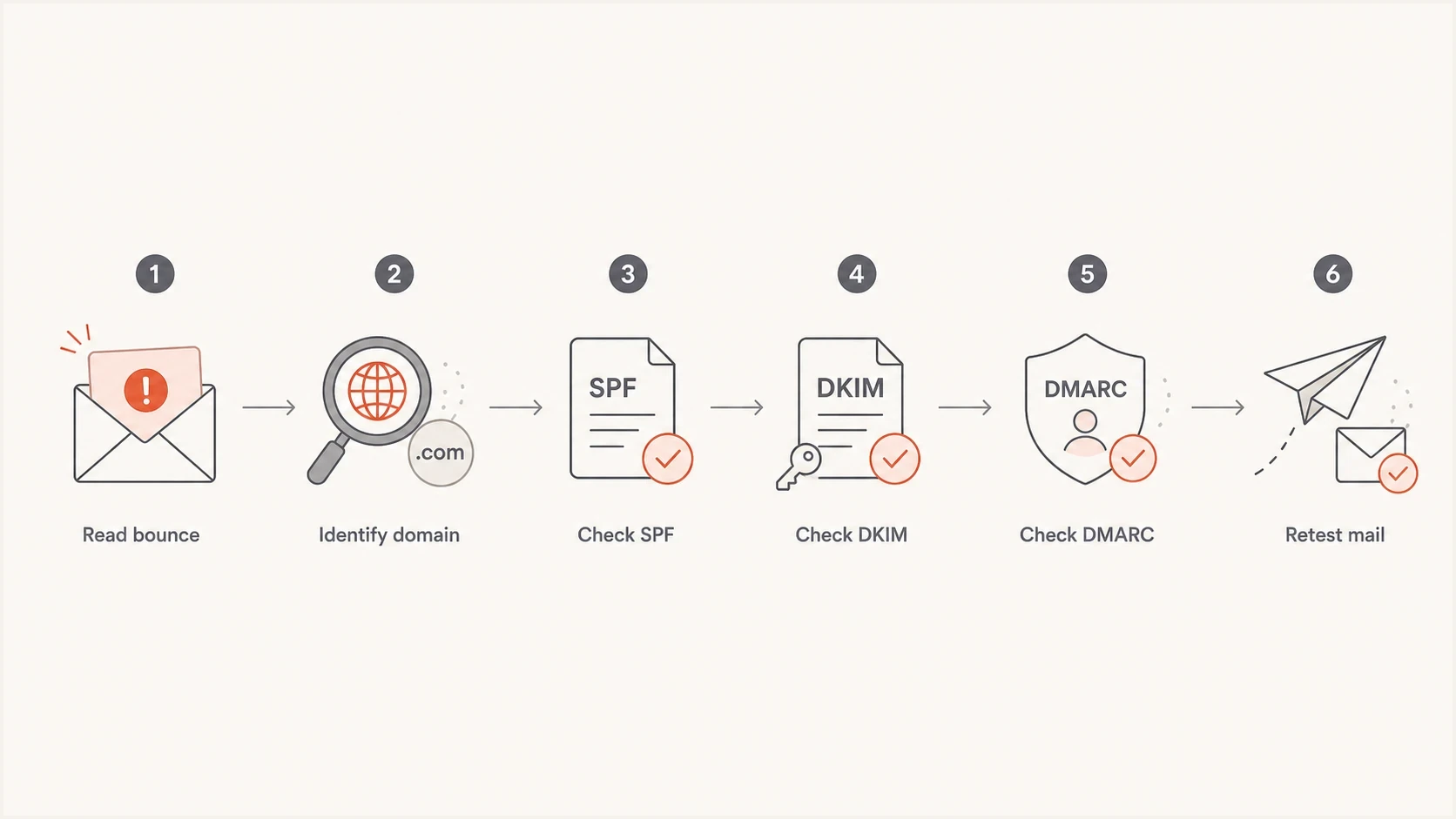 Flowchart for diagnosing Outlook 550 5.7.515 authentication rejections.