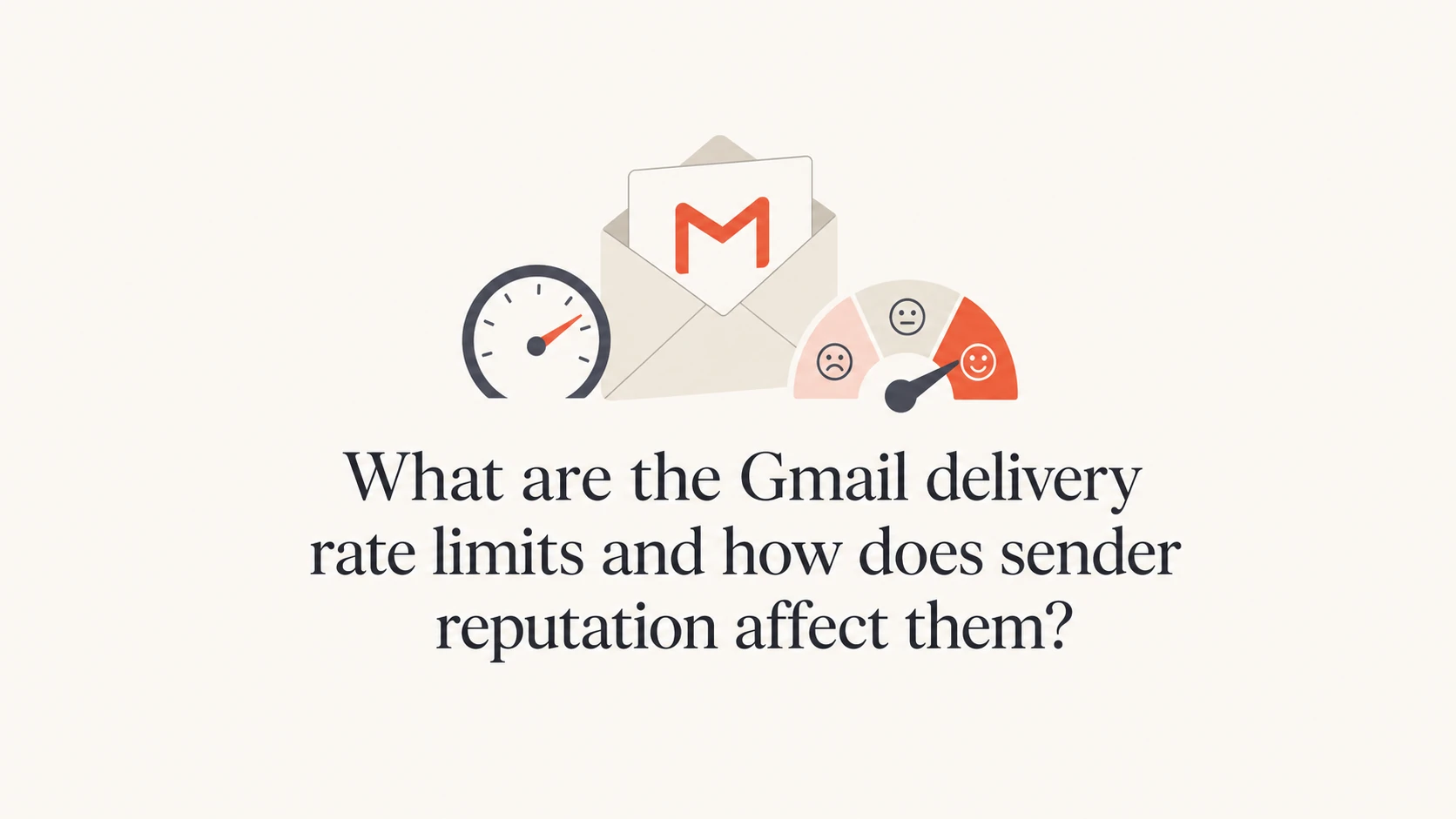 What are the Gmail delivery rate limits and how does sender reputation ...