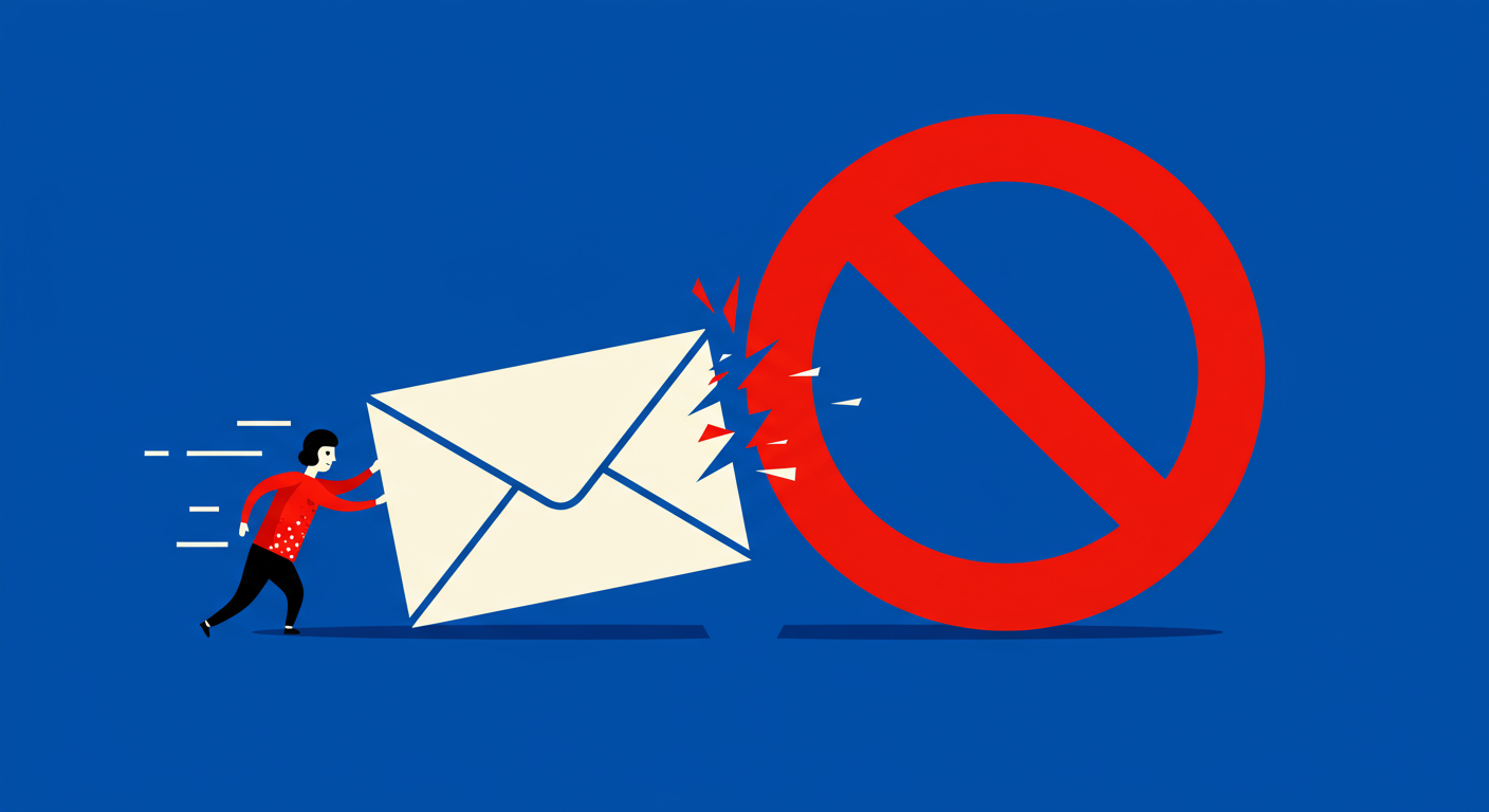 What happens when your domain is on an email blacklist?