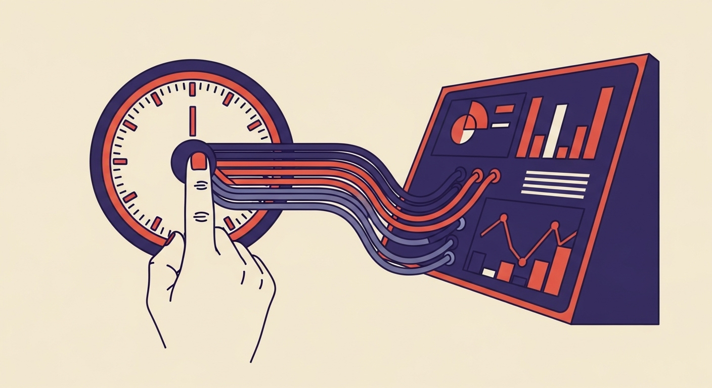 Hand adjusting DMARC report interval dial