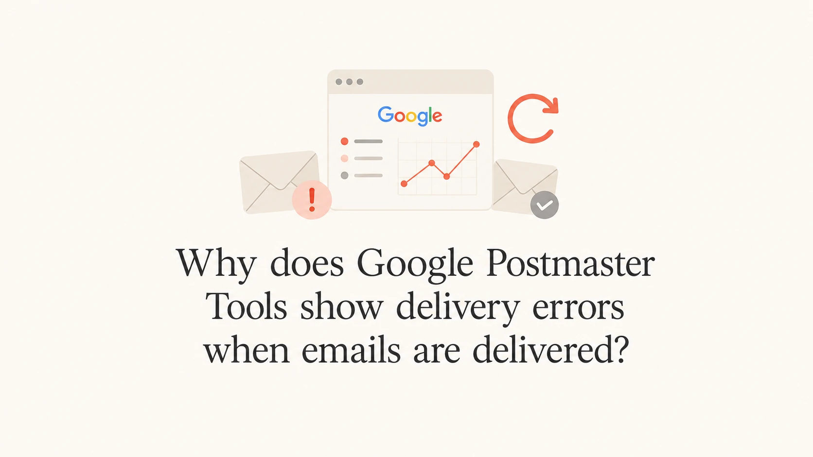 Why does Google Postmaster Tools show delivery errors when emails are ...