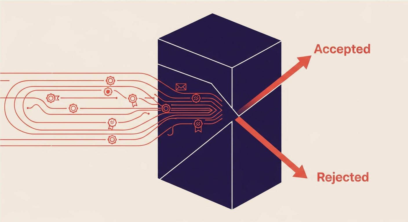 An email server analyzing ARC seals to determine the legitimacy of a forwarded email.