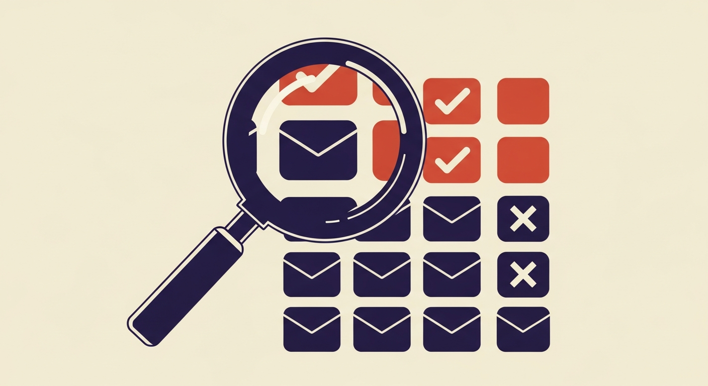 A visual representation of email deliverability and DMARC monitoring.