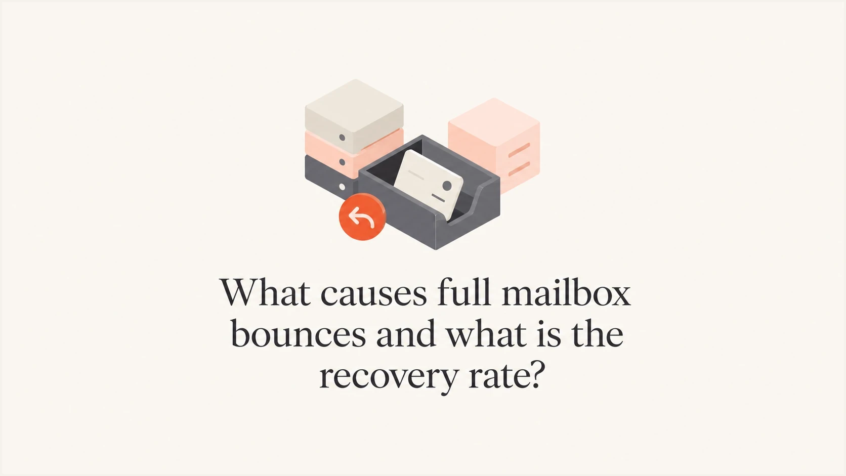 Mail Box Hit What causes full mailbox bounces and what is the recovery rate? - Suped