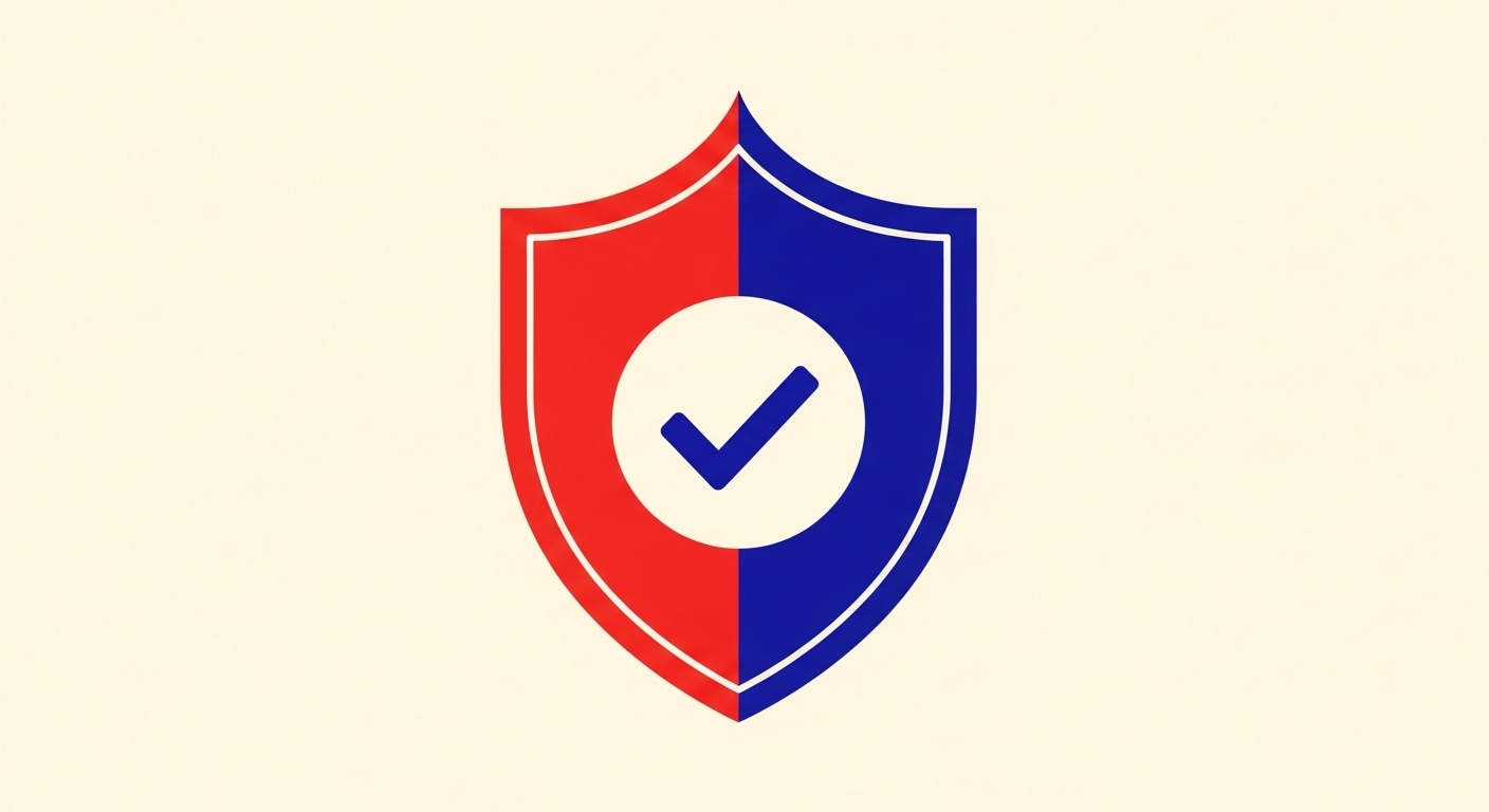 A shield with a checkmark icon, symbolizing email authentication security.