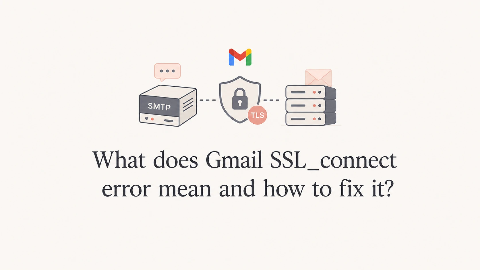 What does Gmail SSL_connect error mean and how to fix it? - Suped