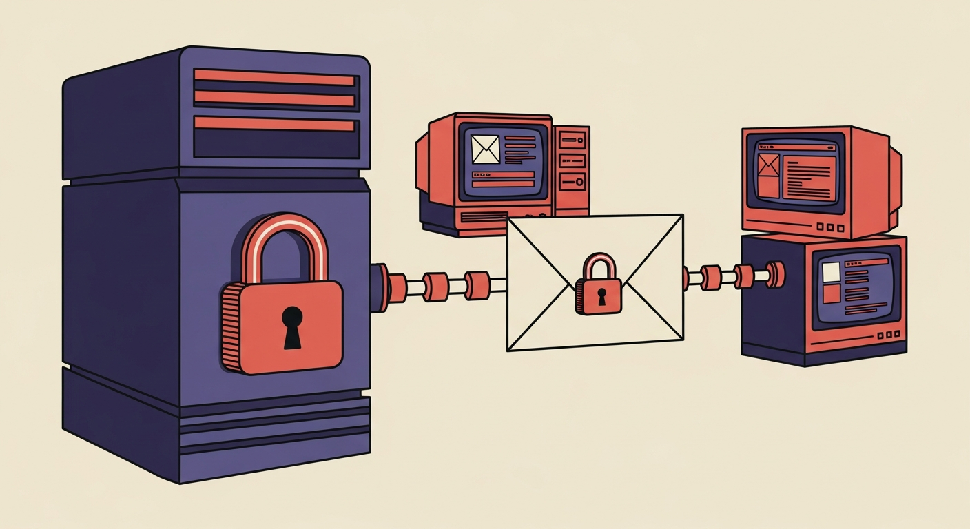 Secure email transfer using MTA-STS