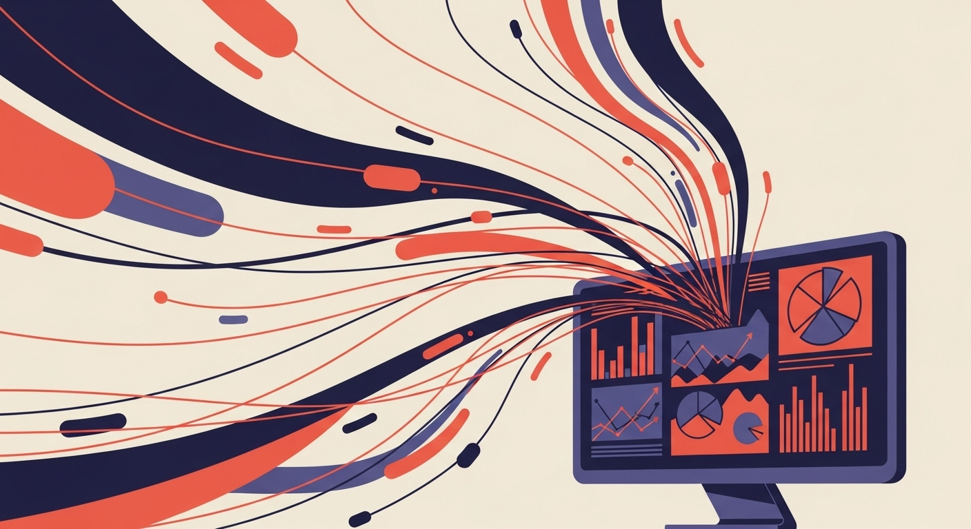 DMARC data flowing into an analytics dashboard