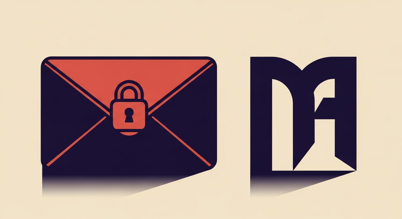 An image illustrating email security and brand identity through BIMI and DMARC.