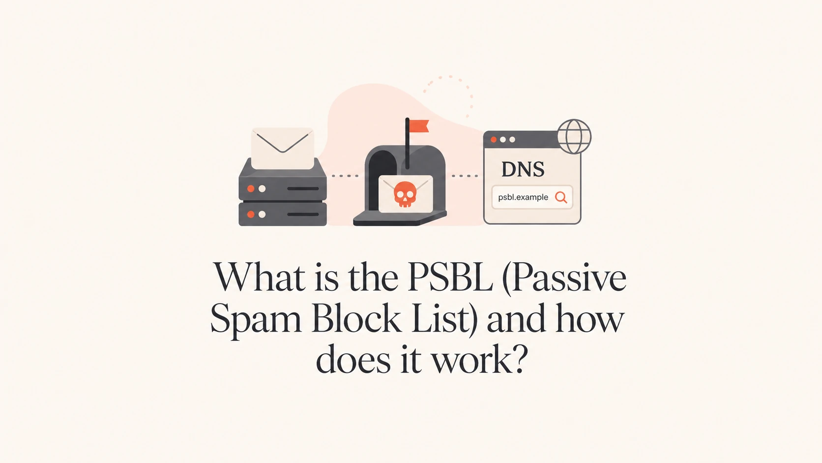 Editorial thumbnail for a technical explanation of PSBL and spamtrap-based blocklists.