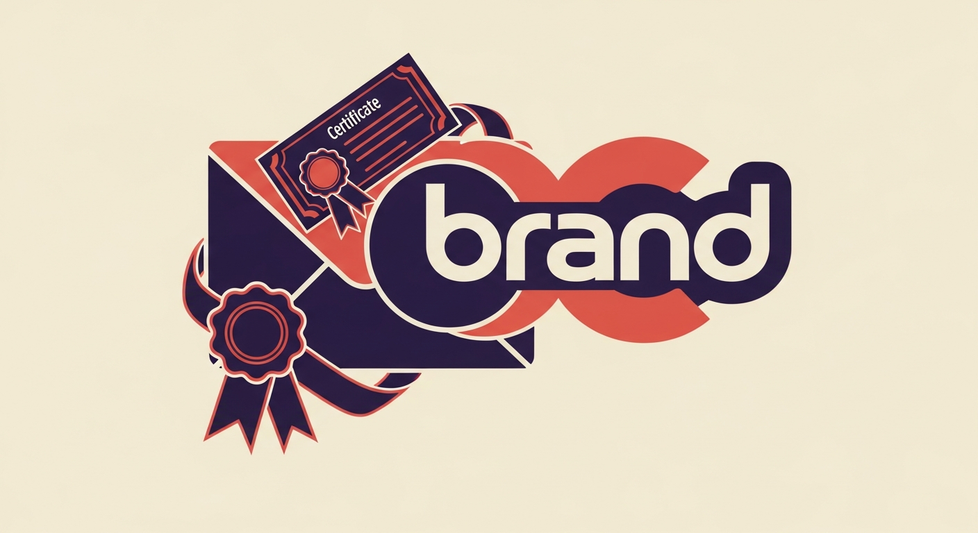 An email with a secured brand logo displayed