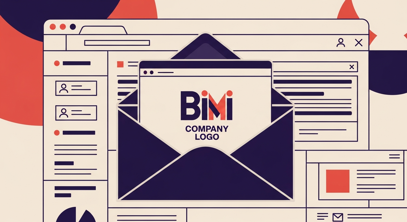 An email in an inbox with a company logo displayed next to it, signifying successful BIMI.