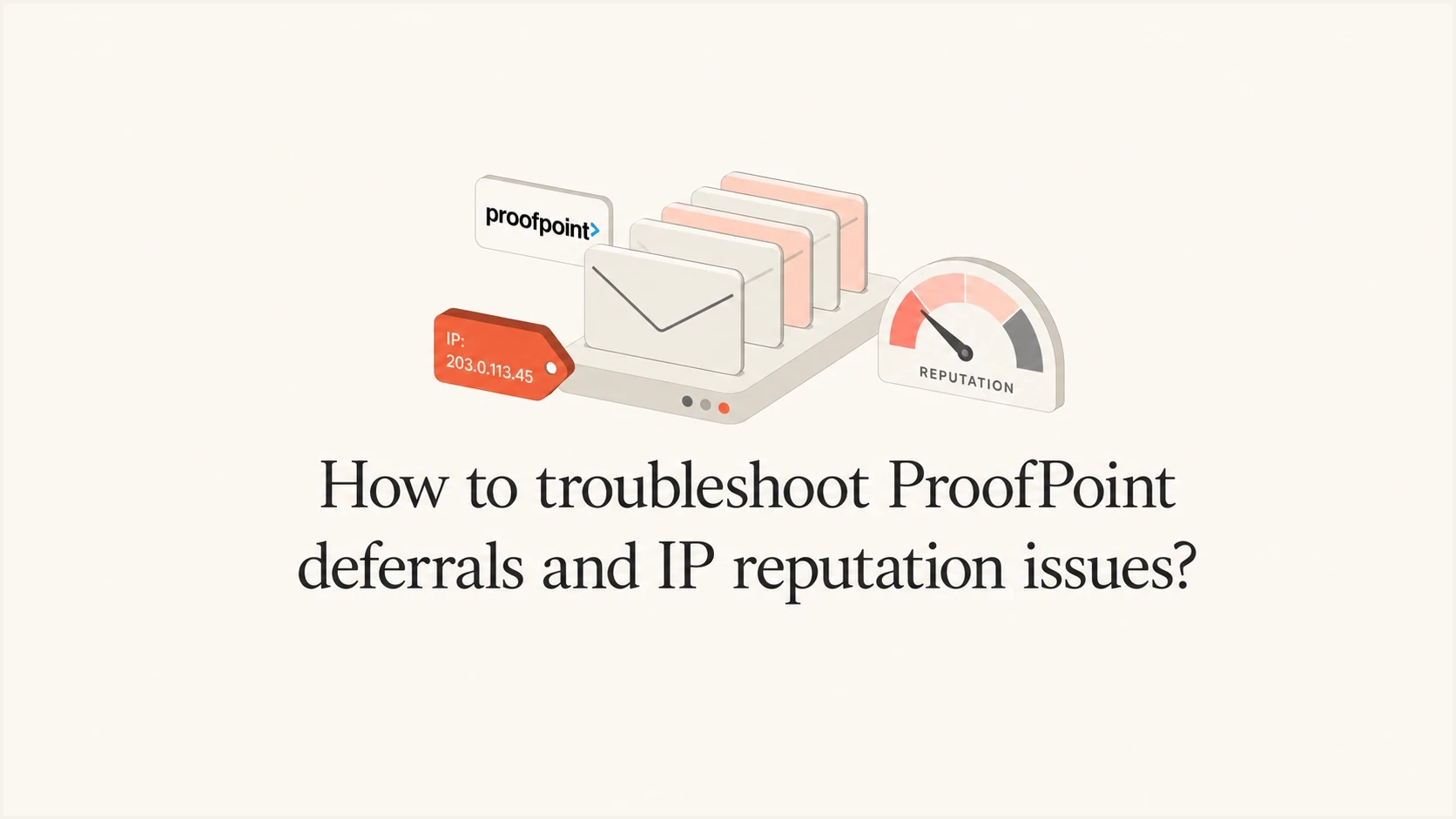 Proof Deadpoint How to troubleshoot ProofPoint deferrals and IP reputation issues? - Suped