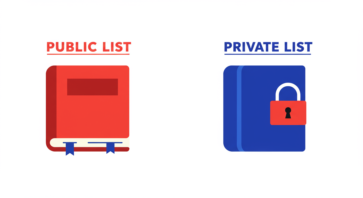 Public vs private blacklists: what's the difference?