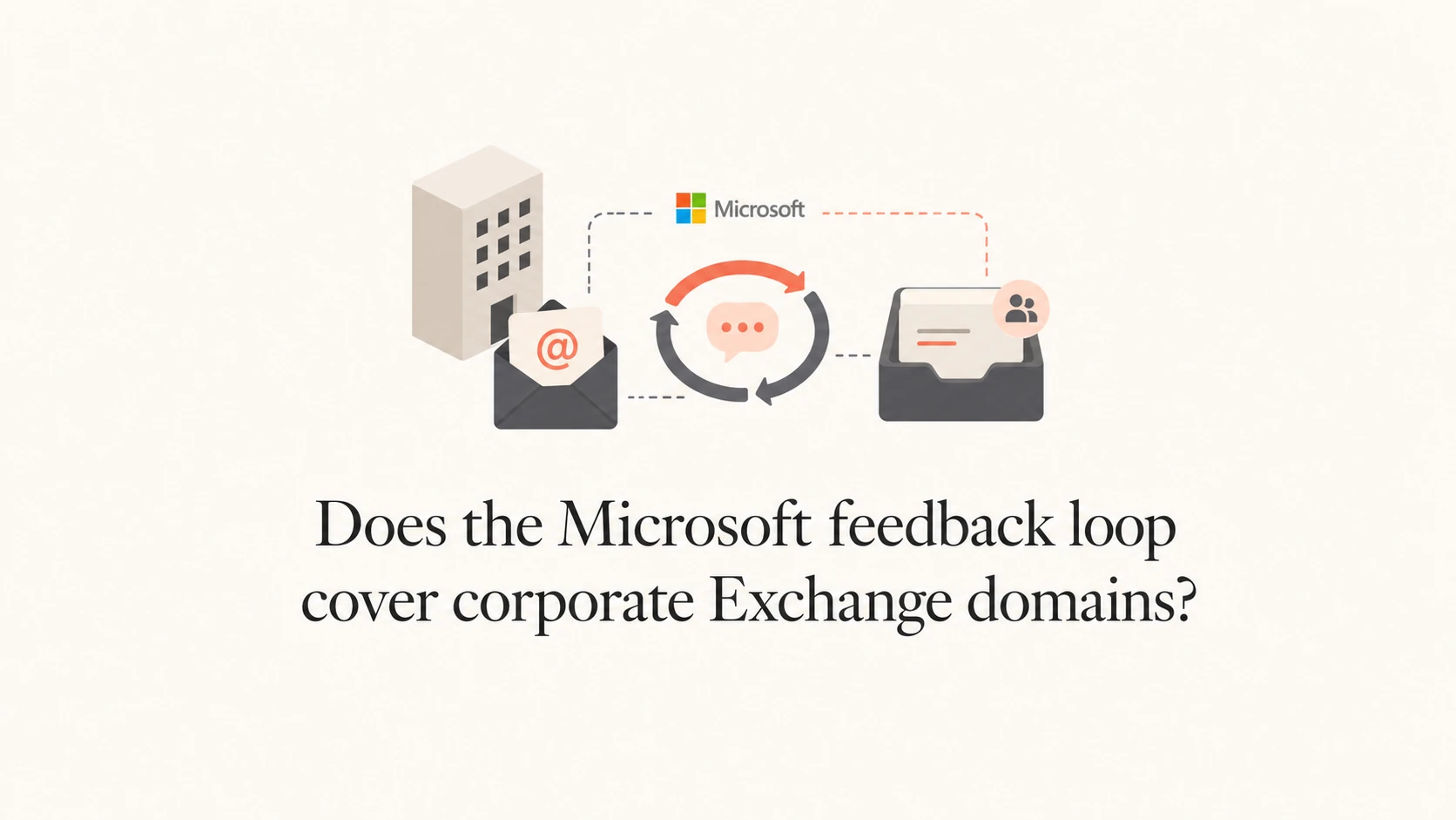 Does the Microsoft feedback loop cover corporate Exchange domains? - Suped