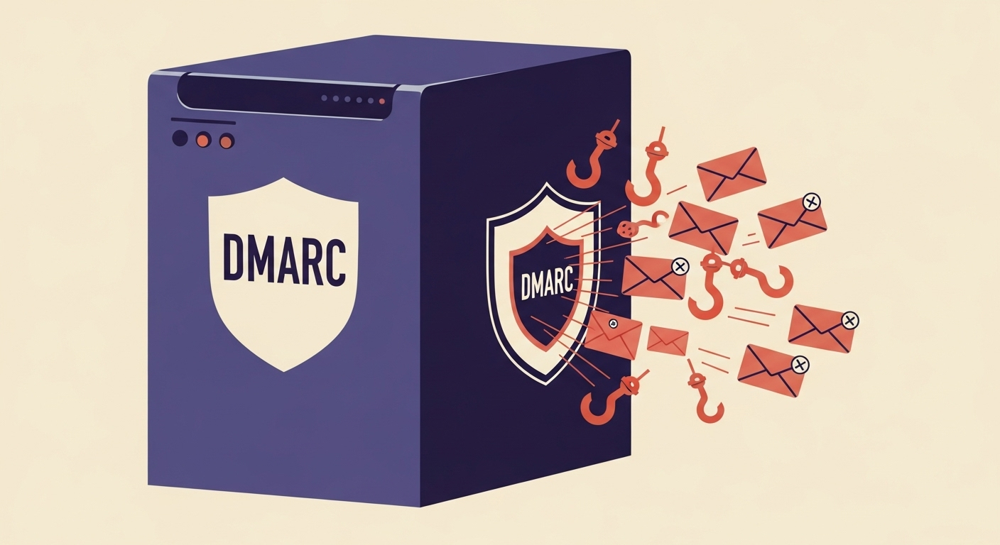 DMARC policy actively blocking spoofed emails