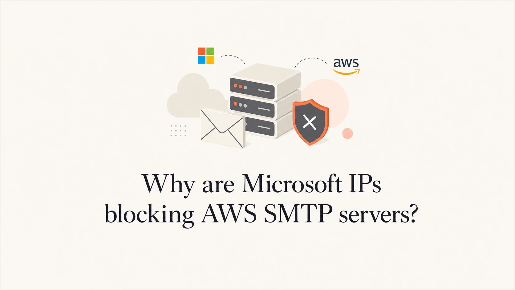 Why are Microsoft IPs blocking AWS SMTP servers? - Suped