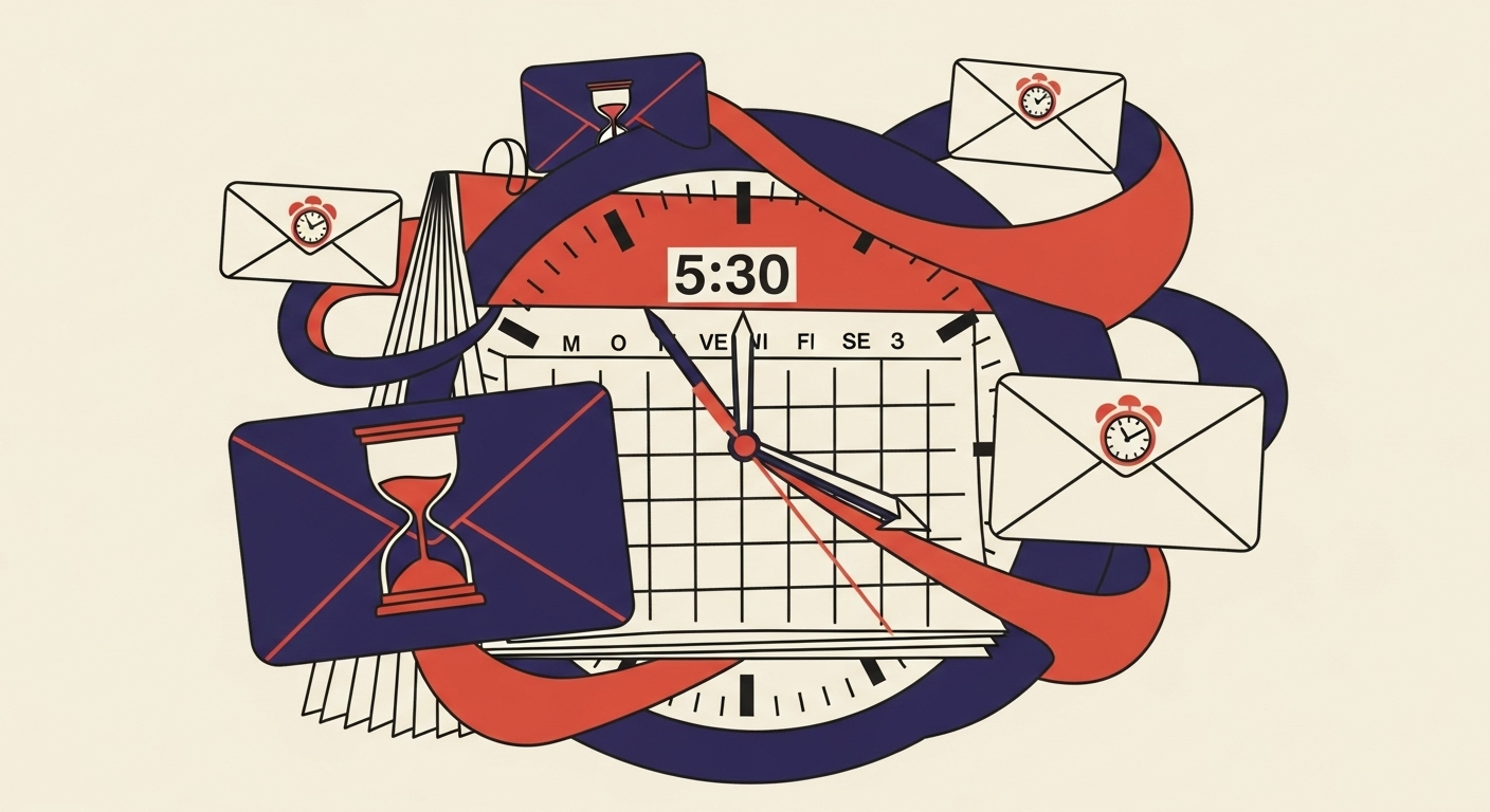 Managing email signature expiration times