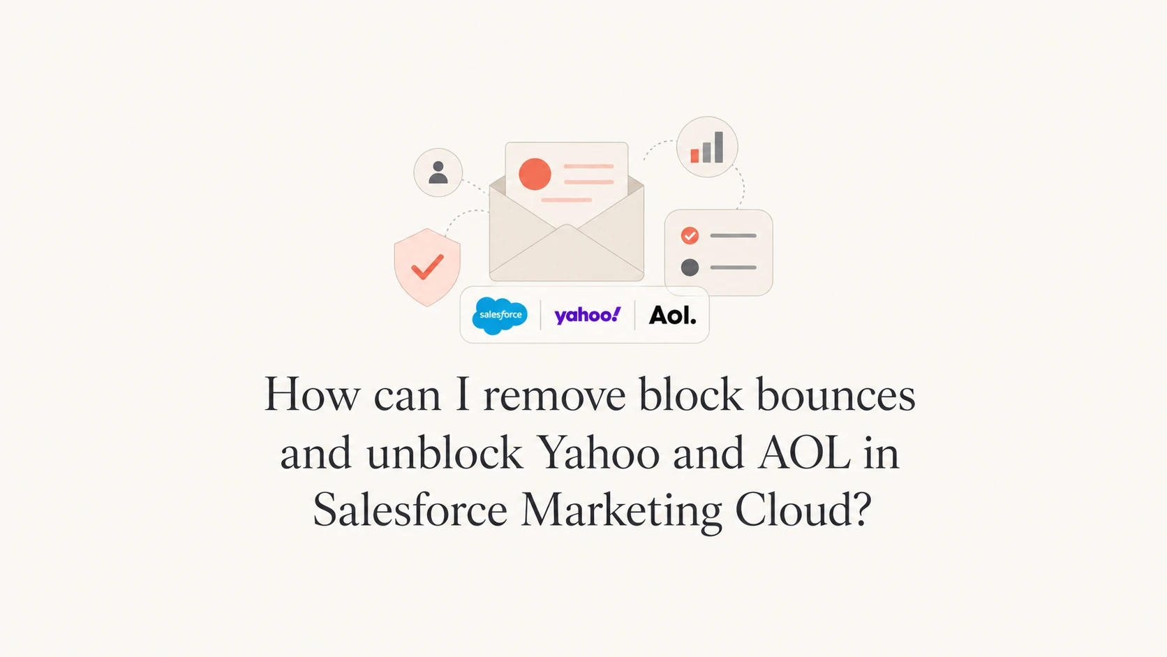 Yahoo and AOL block bounces in Salesforce Marketing Cloud.